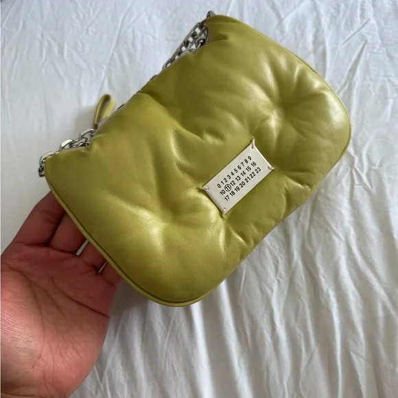 Maison Martin Margiela Yellow Mini Bag Flap Closure - Picture 7 of 14